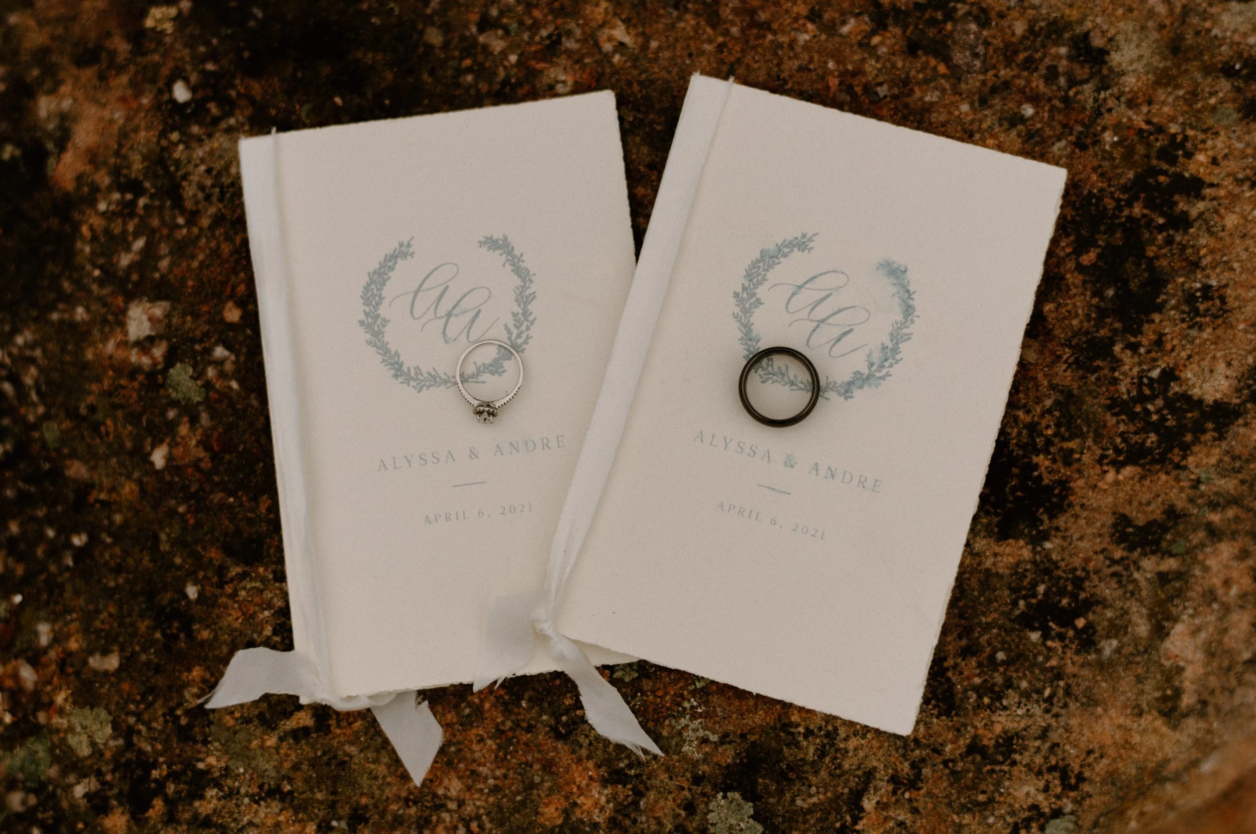  Vow book inspiration. Elopement vow book ideas. Boulder, Colorado elopement. Colorado elopement and wedding photographer.  