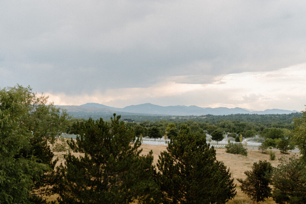 View of the mountains from Mountain Crust Event Venue