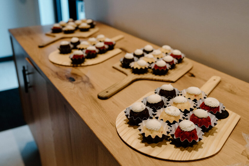 Bundt cakes from a wedding at Mountain Crust