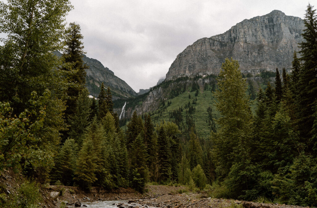 Mountains in Glacier National Park